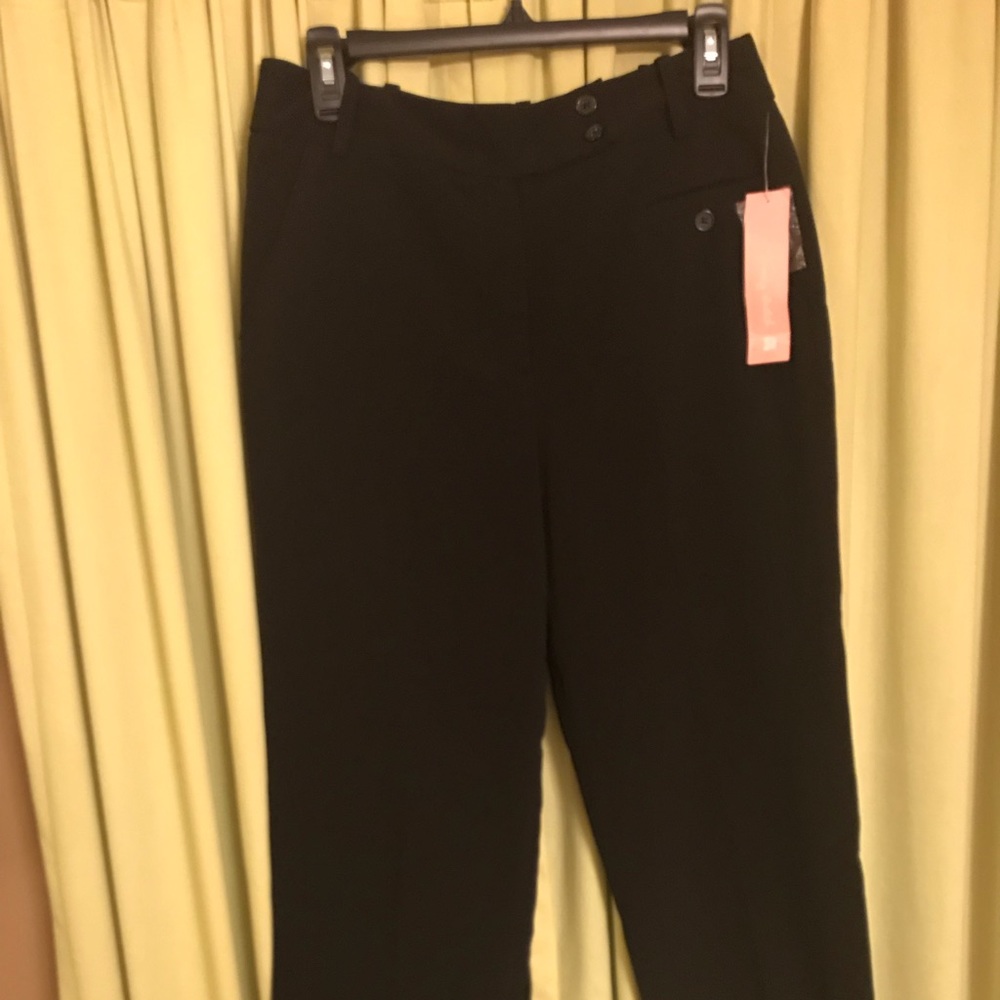 Dress Barn Black Capri New with Tags